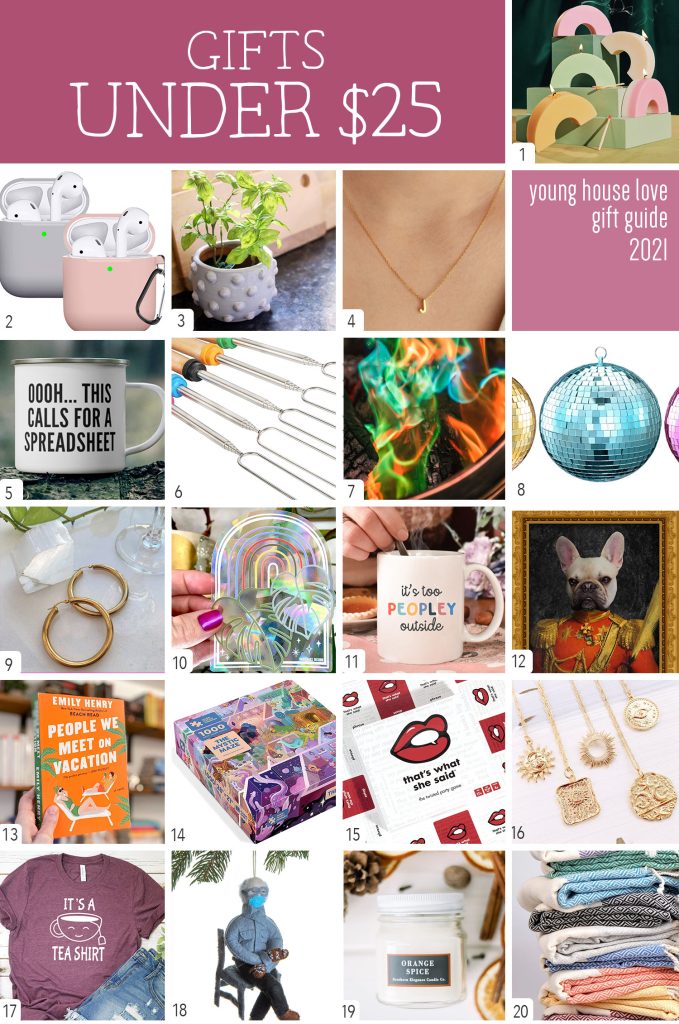 Young House Love Holiday Gifts for Grown-Ups Collage 2021